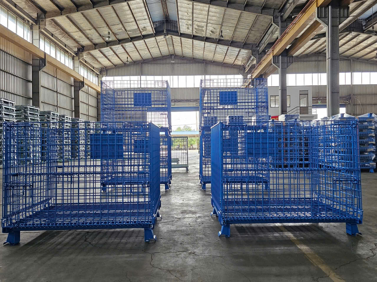 lồng sắt sơn tĩnh điện